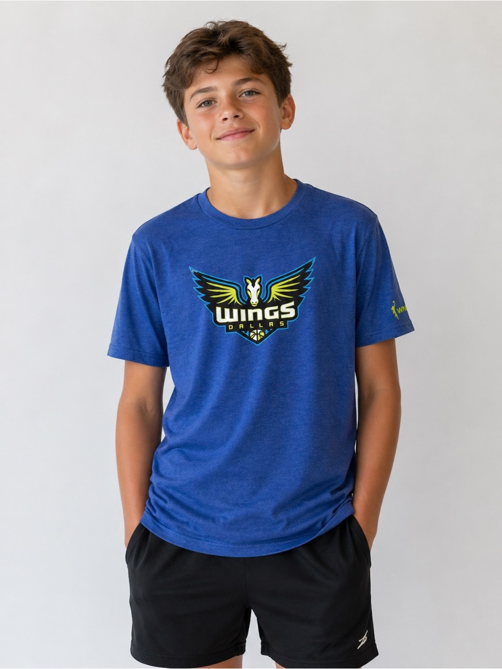 WNBA Blue Wings Dallas Team Graphic Tee Youth XL